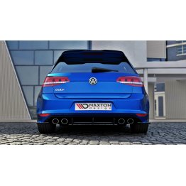 Накладка сплиттер на задний бампер на Volkswagen Golf VII R